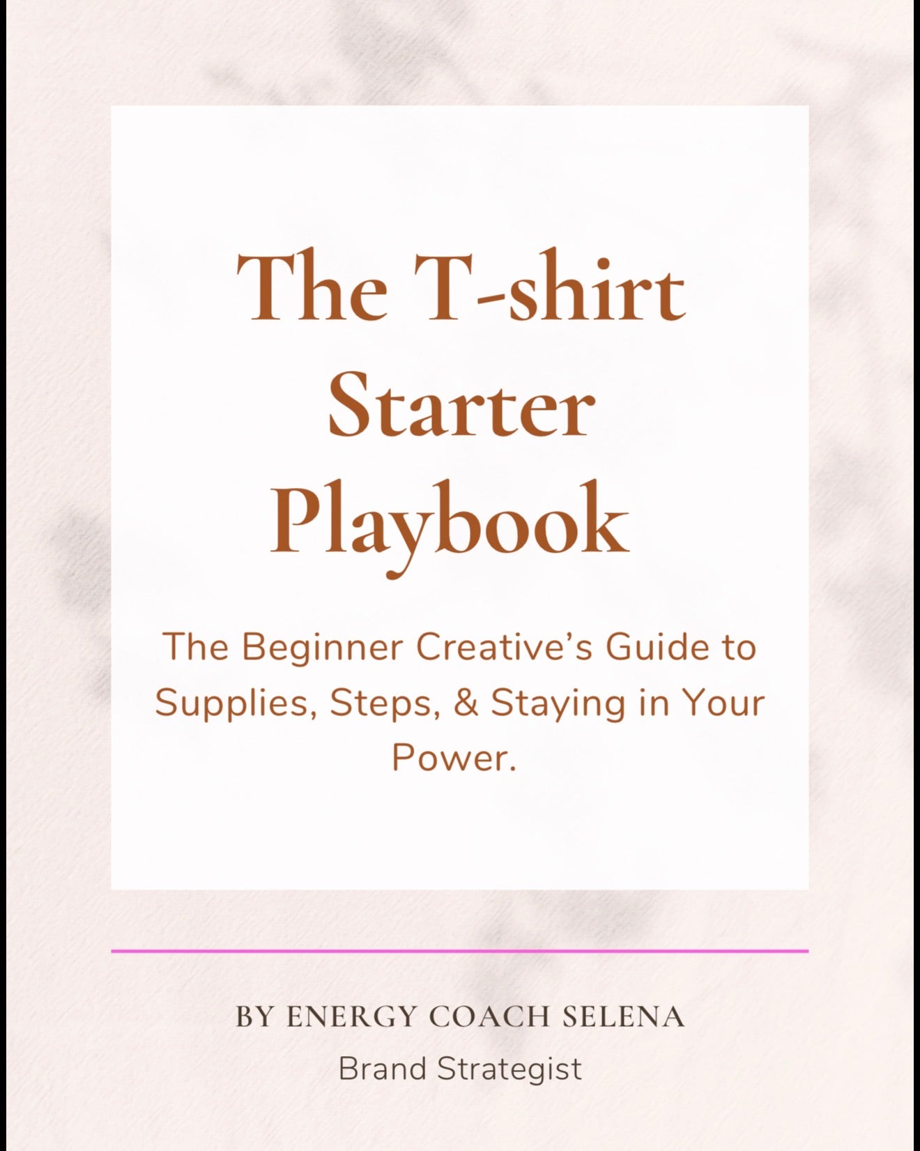 Free Beginners T-Shirt business E-book