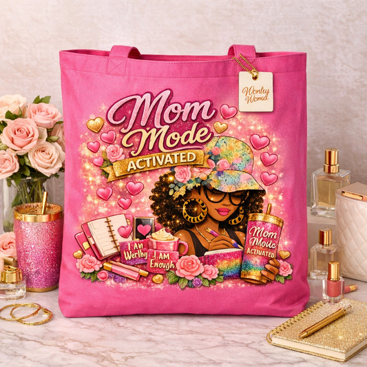 Mom Mode Activated Tote Bag